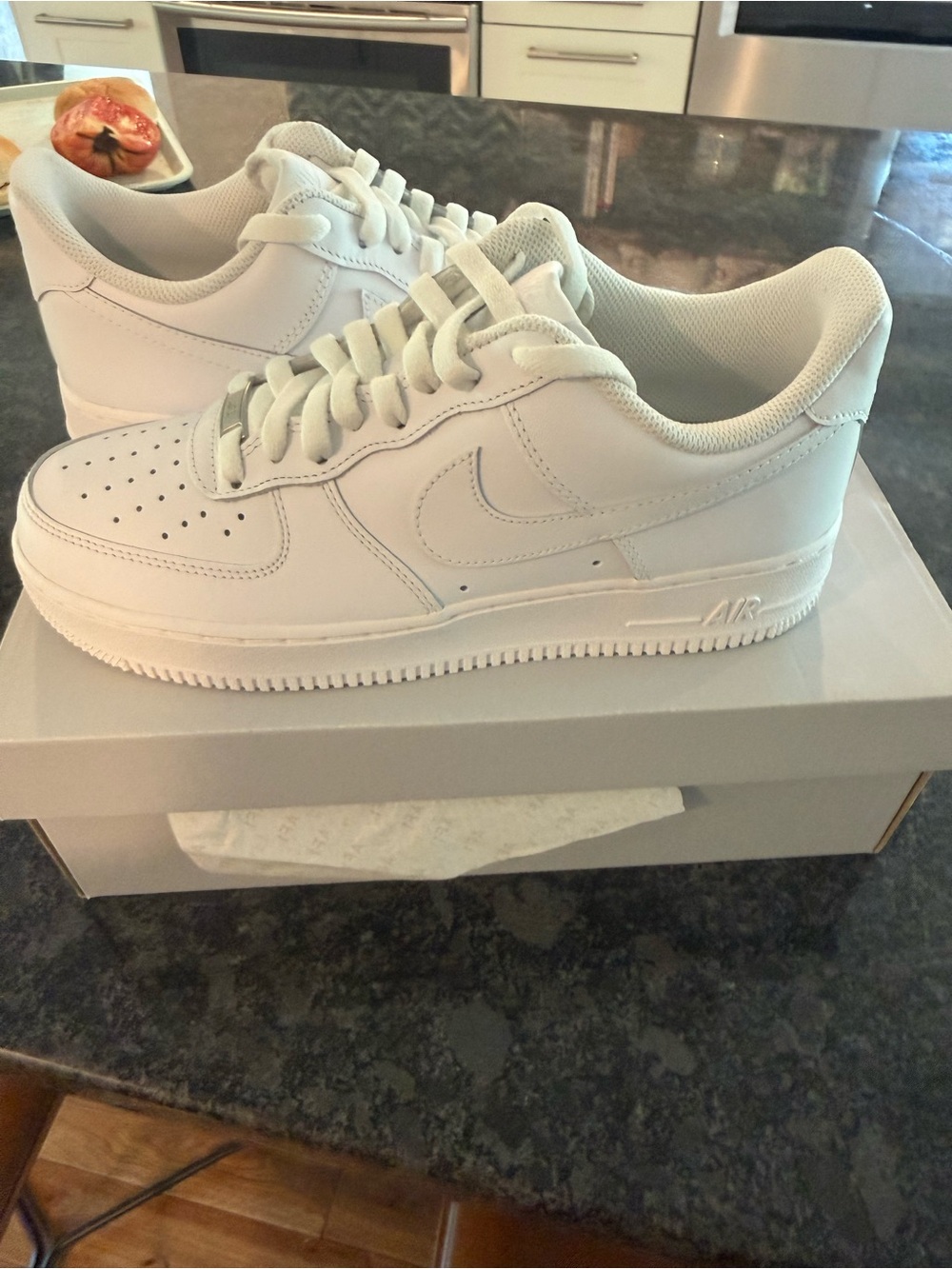 Nike White Low-Top Leather Sneakers
